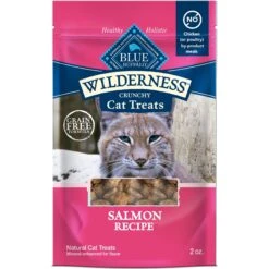Blue Buffalo Wilderness Salmon Formula Crunchy Grain-Free Cat Treats