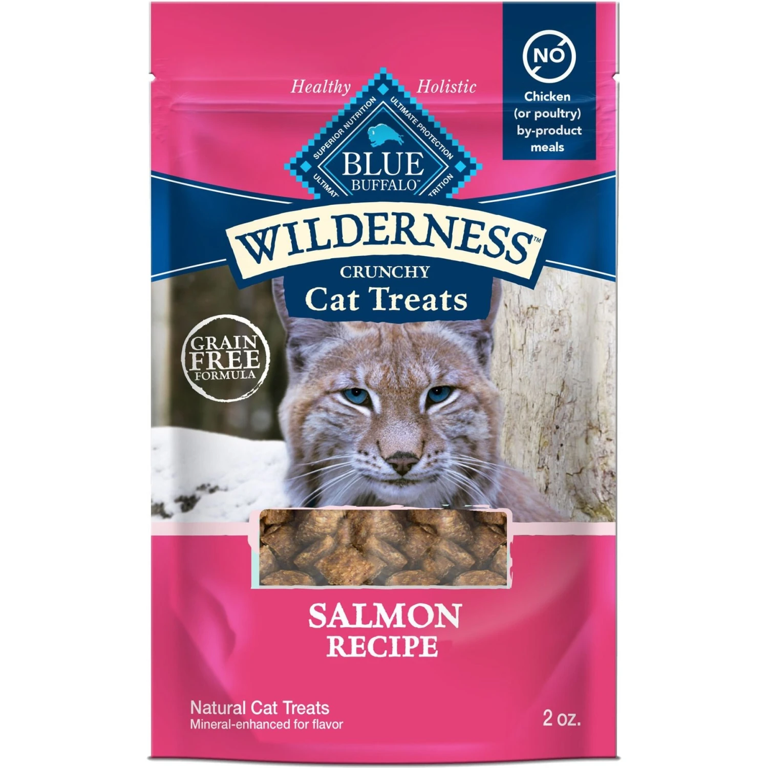 Blue Buffalo Wilderness Salmon Formula Crunchy Grain-Free Cat Treats 1 Blue Buffalo Wilderness Salmon Formula Crunchy Grain-Free Cat Treats