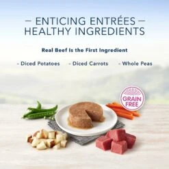 Blue Buffalo Divine Delights Angus Beef Flavor Pate Dog Food Trays -Blue Buffalo 114258 PT3. AC SS1800 V1642646299