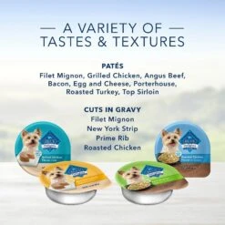 Blue Buffalo Divine Delights Angus Beef Flavor Pate Dog Food Trays -Blue Buffalo 114258 PT7. AC SS1800 V1642642896