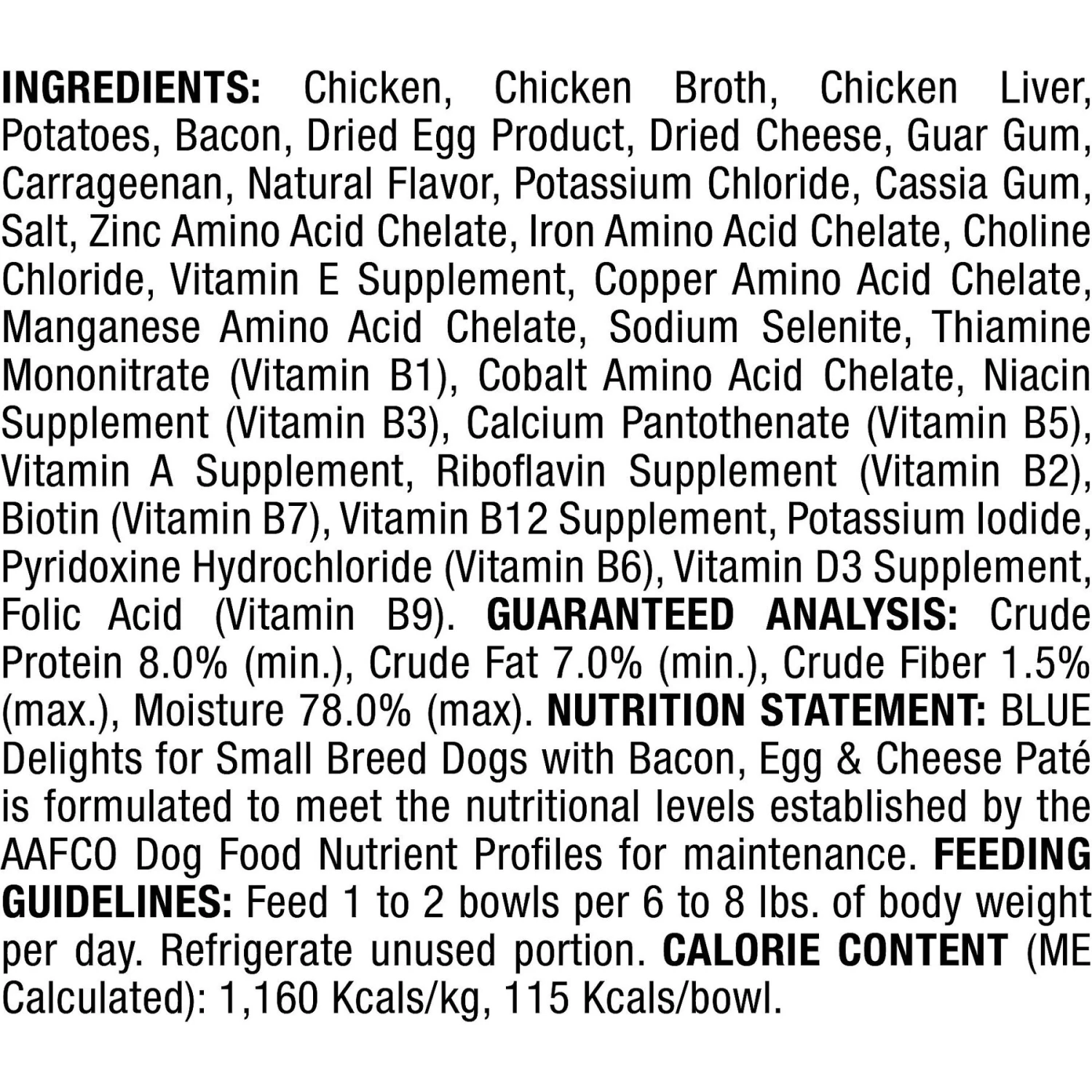 Blue Buffalo Divine Delights Bacon, Egg & Cheese Pate Dog Food Trays 2 Blue Buffalo Divine Delights Bacon, Egg & Cheese Pate Dog Food Trays - Image 2