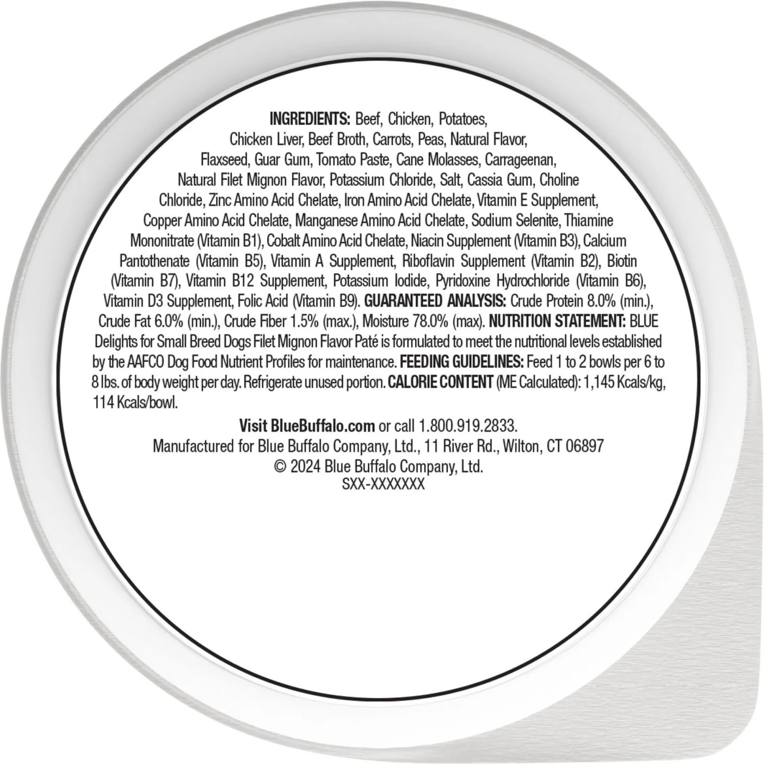 Blue Buffalo Divine Delights Filet Mignon Flavor Pate Dog Food Trays 2 Blue Buffalo Divine Delights Filet Mignon Flavor Pate Dog Food Trays - Image 2