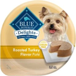 Blue Buffalo Divine Delights Roasted Turkey Flavor Pate Dog Food Trays
