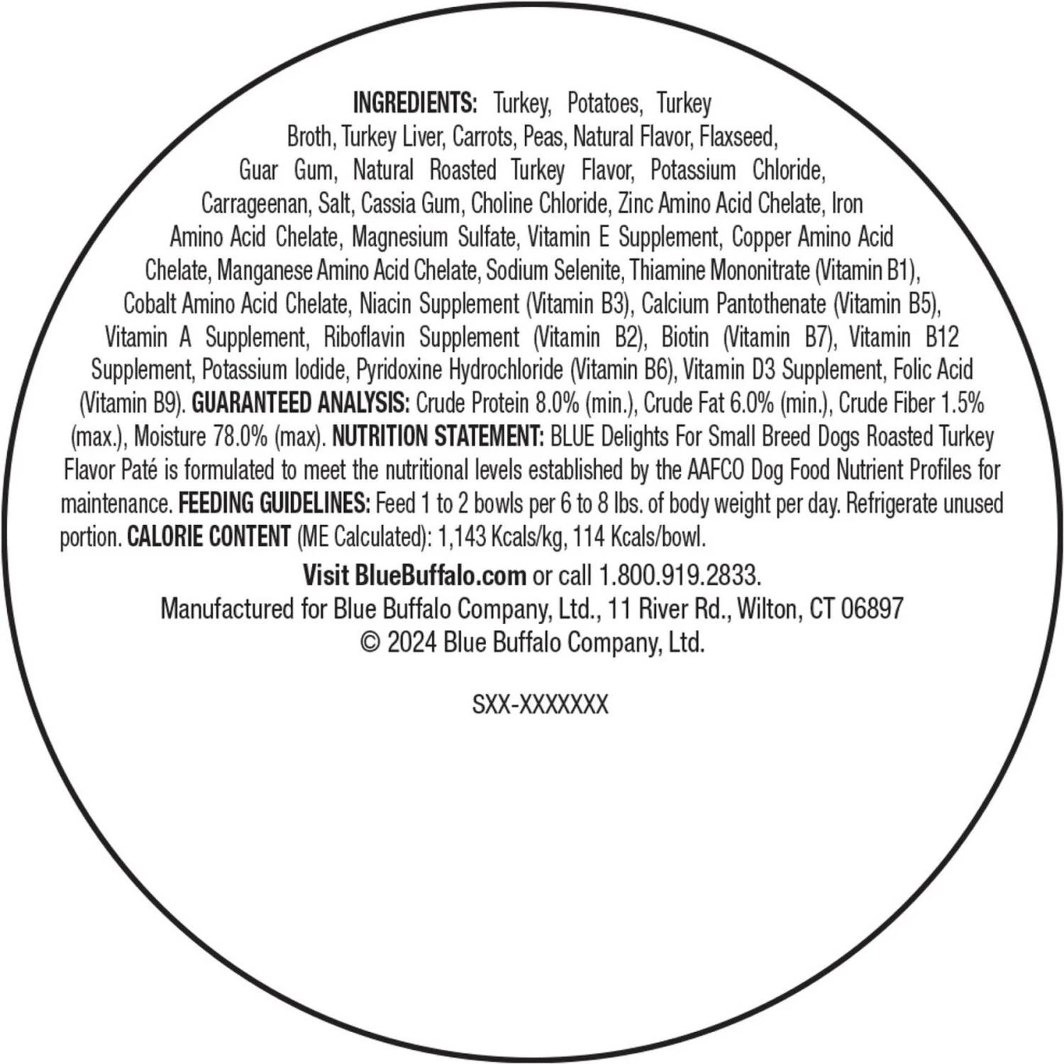 Blue Buffalo Divine Delights Roasted Turkey Flavor Pate Dog Food Trays 2 Blue Buffalo Divine Delights Roasted Turkey Flavor Pate Dog Food Trays - Image 2