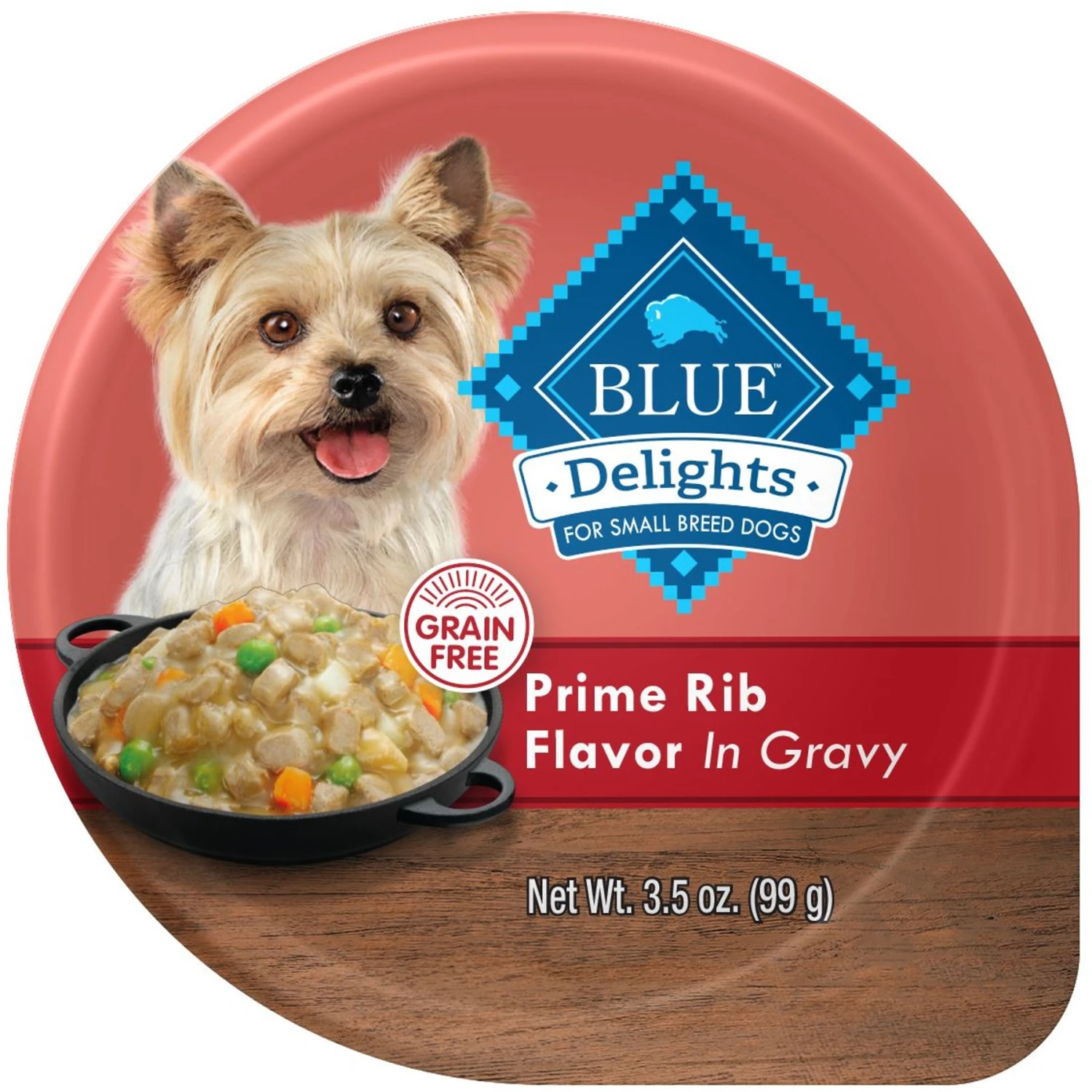 Blue Buffalo Divine Delights Prime Rib Flavor Hearty Gravy Dog Food Trays 1 Blue Buffalo Divine Delights Prime Rib Flavor Hearty Gravy Dog Food Trays