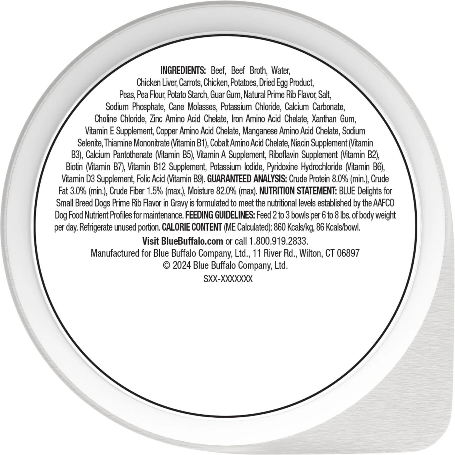 Blue Buffalo Divine Delights Prime Rib Flavor Hearty Gravy Dog Food Trays 2 Blue Buffalo Divine Delights Prime Rib Flavor Hearty Gravy Dog Food Trays - Image 2