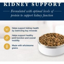 Blue Buffalo Natural Veterinary Diet K+M Kidney + Mobility Support Grain-Free Dry Cat Food 11 Blue Buffalo Natural Veterinary Diet K+M Kidney + Mobility Support Grain-Free Dry Cat Food -Blue Buffalo 147676 PT2. AC SS1800 V1703091265