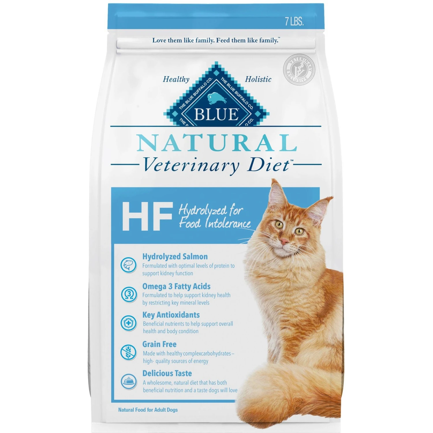 Blue Buffalo Natural Veterinary Diet HF Hydrolyzed For Food Intolerance Grain-Free Dry Cat Food 1 Blue Buffalo Natural Veterinary Diet HF Hydrolyzed For Food Intolerance Grain-Free Dry Cat Food