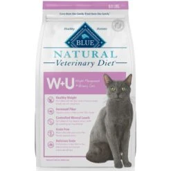 Blue Buffalo Natural Veterinary Diet W+U Weight Management + Urinary Care Grain-Free Dry Cat Food