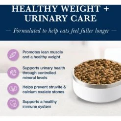 Blue Buffalo Natural Veterinary Diet W+U Weight Management + Urinary Care Grain-Free Dry Cat Food -Blue Buffalo 147682 PT2. AC SS1800 V1703091386