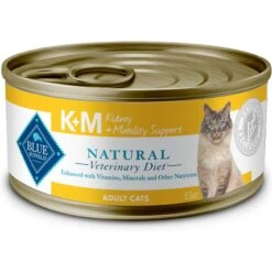 Blue Buffalo Natural Veterinary Diet K+M Kidney + Mobility Support Grain-Free Wet Cat Food
