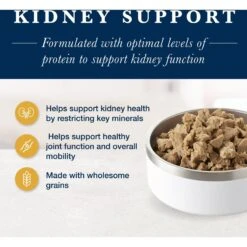 Blue Buffalo Natural Veterinary Diet K+M Kidney + Mobility Support Grain-Free Wet Cat Food -Blue Buffalo 147684 PT2. AC SS1800 V1695083066