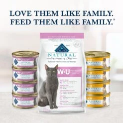 Blue Buffalo Natural Veterinary Diet W+U Weight Management + Urinary Care Grain-Free Wet Cat Food 15 Blue Buffalo Natural Veterinary Diet W+U Weight Management + Urinary Care Grain-Free Wet Cat Food -Blue Buffalo 147688 PT8. AC SS1800 V1590599840