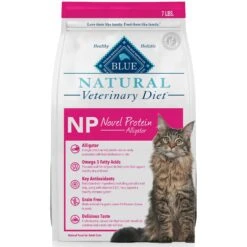 Featured Products 19 Blue Buffalo Natural Veterinary Diet NP Novel Protein Alligator Grain-Free Dry Cat Food
