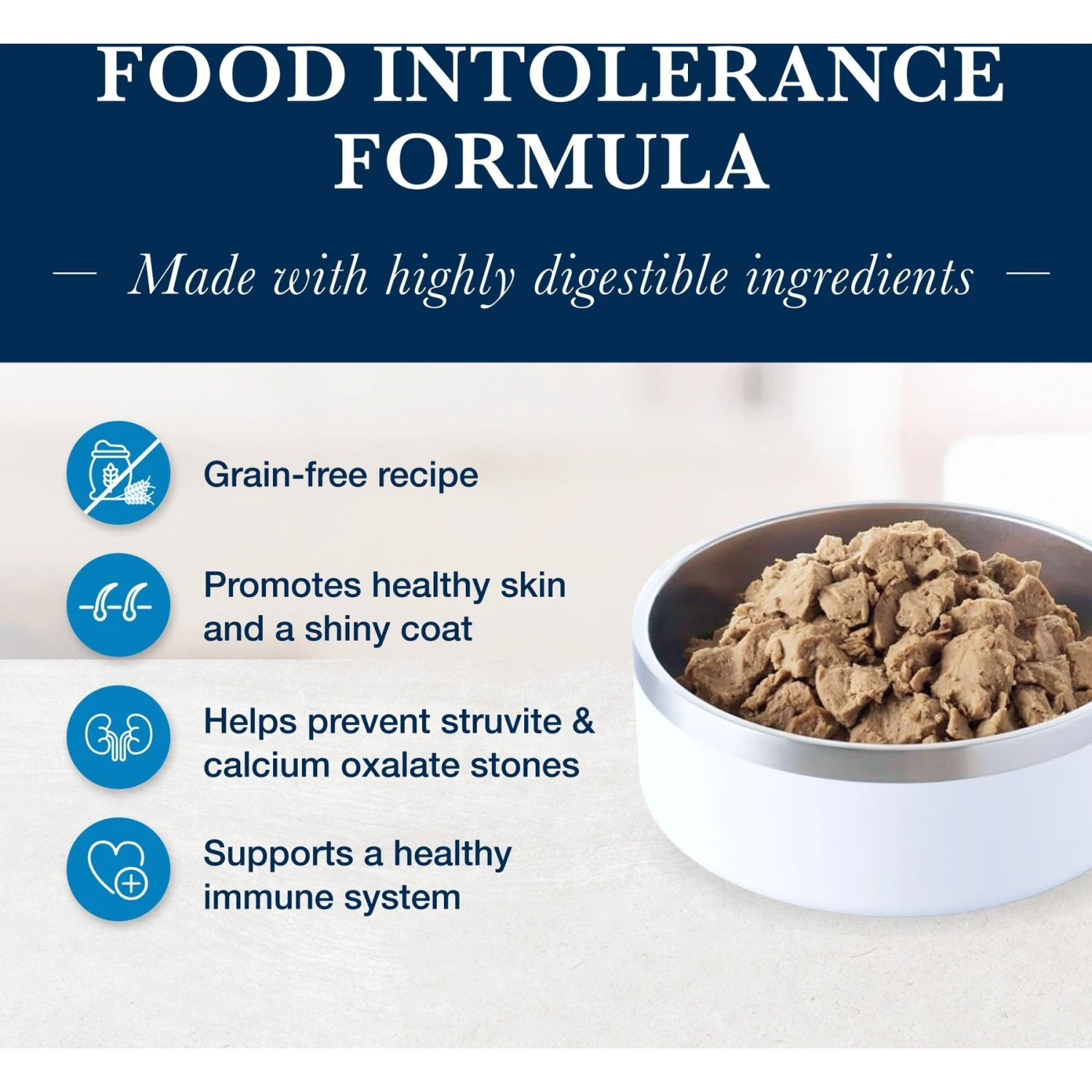 Blue Buffalo Natural Veterinary Diet HF Hydrolyzed For Food Intolerance Grain-Free Wet Dog Food 3 Blue Buffalo Natural Veterinary Diet HF Hydrolyzed For Food Intolerance Grain-Free Wet Dog Food - Image 3