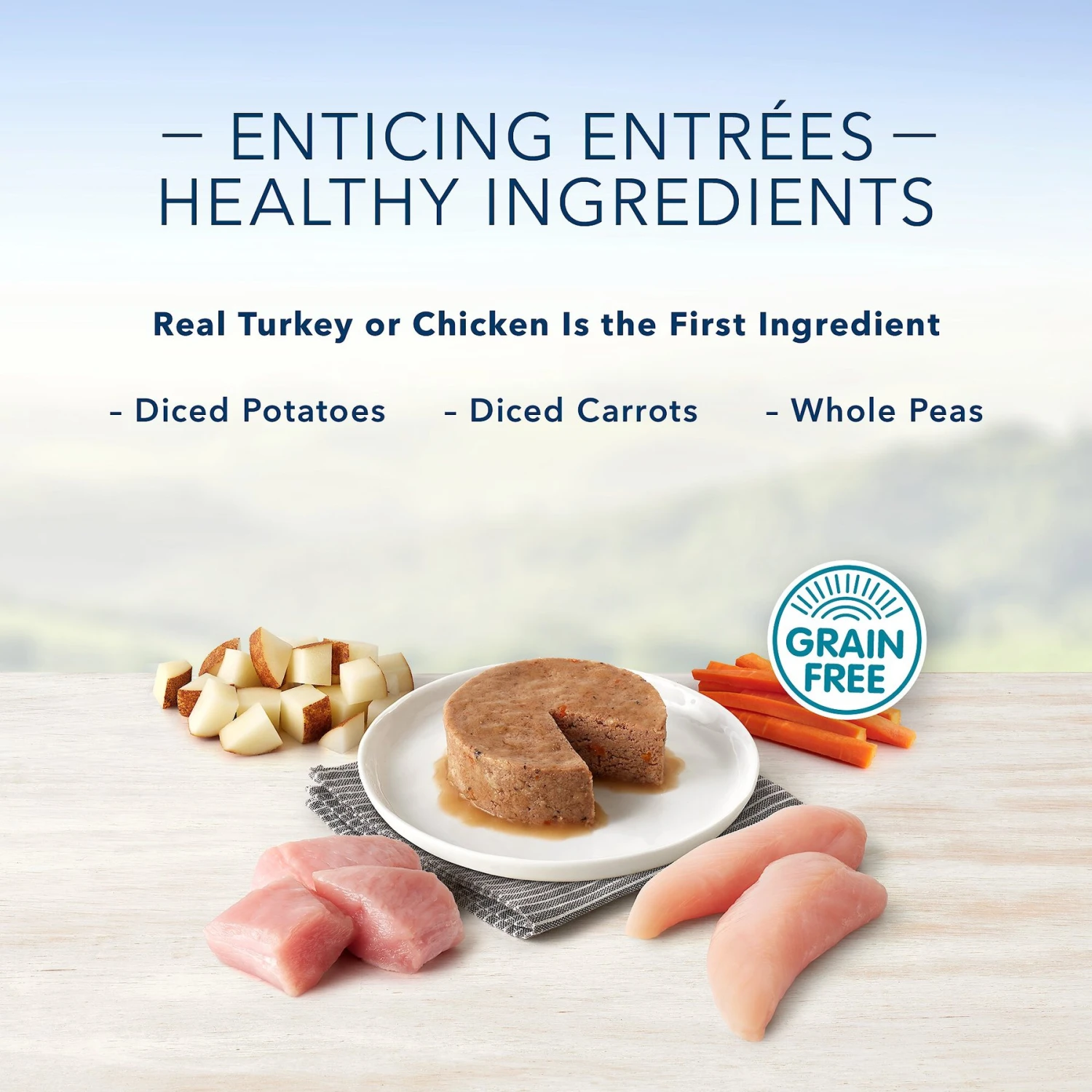 Blue Buffalo Divine Delights Roasted Turkey & Grilled Chicken Variety Dog Food Trays 3 Blue Buffalo Divine Delights Roasted Turkey & Grilled Chicken Variety Dog Food Trays - Image 3