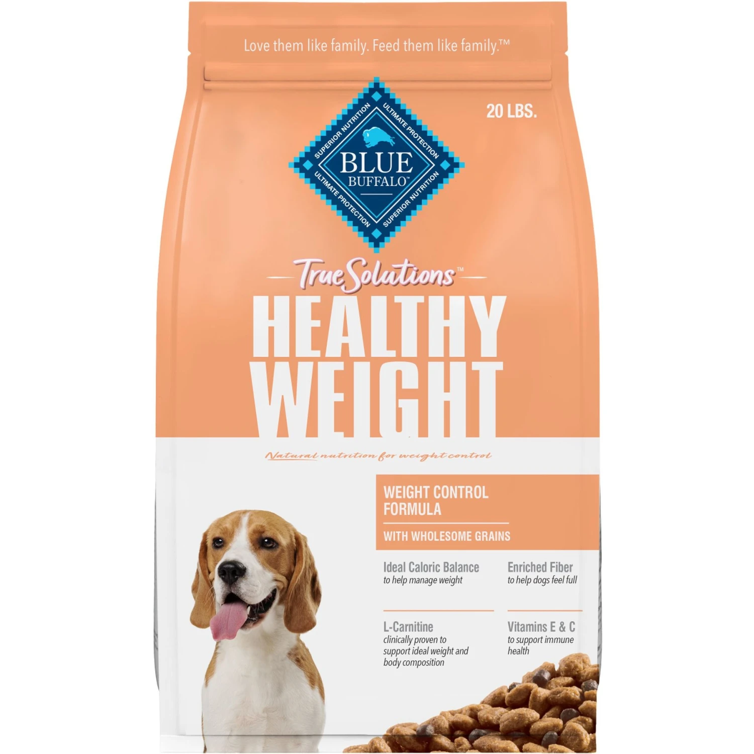 Blue Buffalo True Solutions Healthy Weight Natural Weight Control Chicken Adult Dry Dog Food 1 Blue Buffalo True Solutions Healthy Weight Natural Weight Control Chicken Adult Dry Dog Food