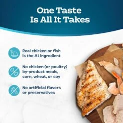 Blue Buffalo Tastefuls Tuna, Chicken, Fish & Shrimp Entrées Variety Pack Flaked Wet Cat Food -Blue Buffalo 264519 PT5. AC SS1800 V1689357649