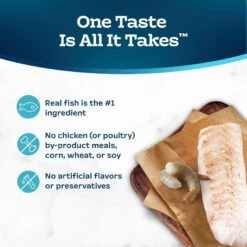 Blue Buffalo Tastefuls Fish & Shrimp Entrée In Gravy Flaked Wet Cat Food -Blue Buffalo 264529 PT5. AC SS1800 V1630734083