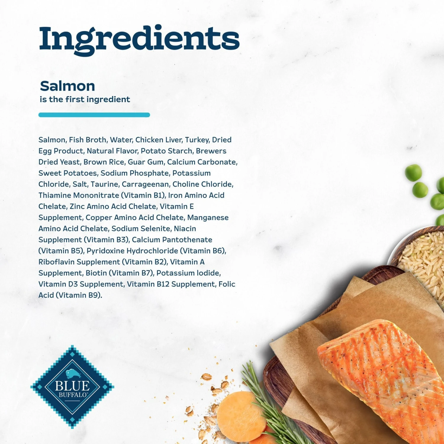 Blue Buffalo Tastefuls Salmon Entrée In Gravy Flaked Wet Cat Food, 3-oz Can, Case Of 24 5 Blue Buffalo Tastefuls Salmon Entrée In Gravy Flaked Wet Cat Food, 3-oz Can, Case Of 24 - Image 5