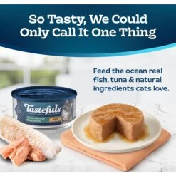 Blue Buffalo Tastefuls Ocean Fish & Tuna Entrée Pate Wet Cat Food 10 Blue Buffalo Tastefuls Ocean Fish & Tuna Entrée Pate Wet Cat Food -Blue Buffalo 264543 PT2. AC SS1800 V1630735008