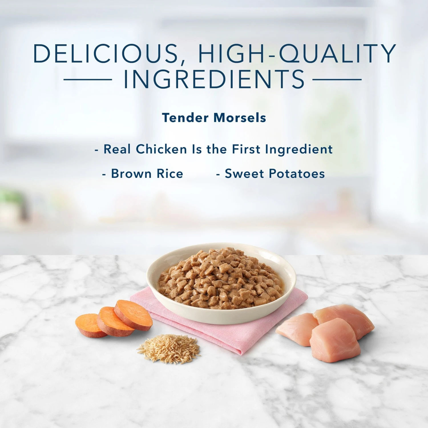 Blue Buffalo Tastefuls Tender Morsels Chicken Entrée Wet Cat Food 4 Blue Buffalo Tastefuls Tender Morsels Chicken Entrée Wet Cat Food - Image 4