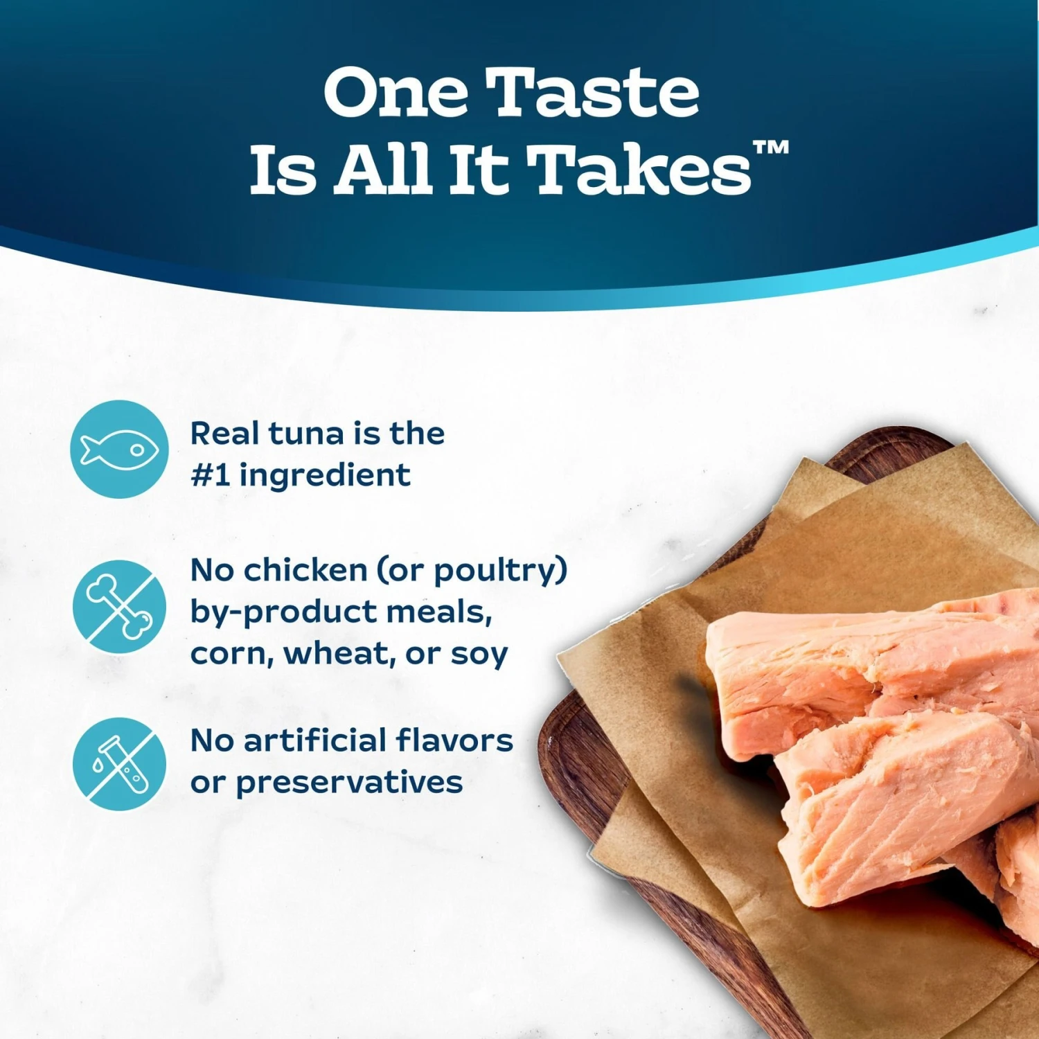 Blue Buffalo Tastefuls Tender Morsels Tuna Entrée Wet Cat Food, 3-oz Can, Case Of 24 6 Blue Buffalo Tastefuls Tender Morsels Tuna Entrée Wet Cat Food, 3-oz Can, Case Of 24 - Image 6