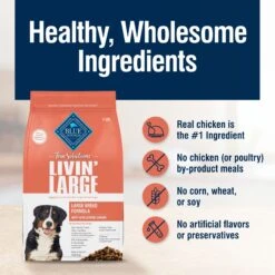 Blue Buffalo True Solutions Livin' Large Large Breed Formula Adult Dry Dog Food -Blue Buffalo 264574 PT5. AC SS1800 V1696449327