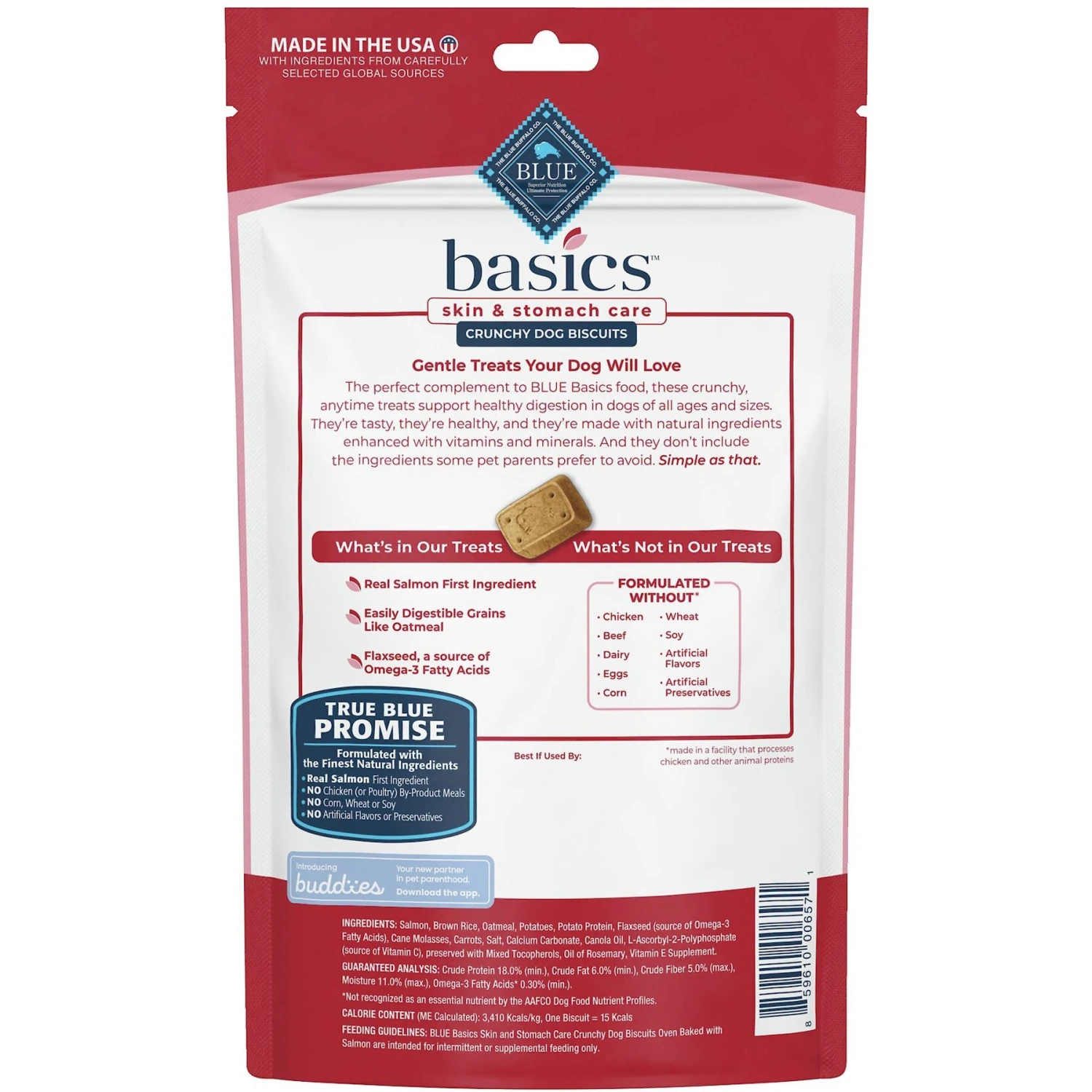 Blue Buffalo Basics Skin & Stomach Care Grain-Free Formula Salmon & Potato Recipe Adult Dry Dog Food & Blue Buffalo Basics Skin & Stomach Care Biscuits Salmon & Potato Dog Treats 7 Blue Buffalo Basics Skin & Stomach Care Grain-Free Formula Salmon & Potato Recipe Adult Dry Dog Food & Blue Buffalo Basics Skin & Stomach Care Biscuits Salmon & Potato Dog Treats - Image 7