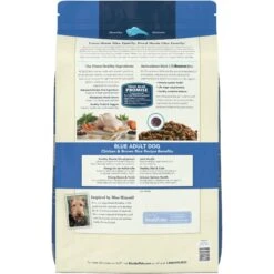 Blue Buffalo Life Protection Formula Adult Chicken & Brown Rice Recipe Dry Dog Food & Blue Buffalo Health Bars Baked With Bacon, Egg & Cheese Dog Treats -Blue Buffalo 292706 PT2. AC SS1800 V1620009735