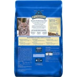 Blue Buffalo Wilderness Indoor Chicken Recipe Grain-Free Dry Cat Food & Blue Buffalo Bursts With Paw-Licken Chicken Cat Treats -Blue Buffalo 292758 PT2. AC SS1800 V1619995031