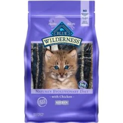 Blue Buffalo Wilderness High Protein Natural Grain-Free Chicken Kitten Dry Cat Food & Fancy Feast Tender Feast Variety Pack Canned Kitten Food 12 Blue Buffalo Wilderness High Protein Natural Grain-Free Chicken Kitten Dry Cat Food & Fancy Feast Tender Feast Variety Pack Canned Kitten Food -Blue Buffalo 292760 PT5. AC SS1800 V1620011526