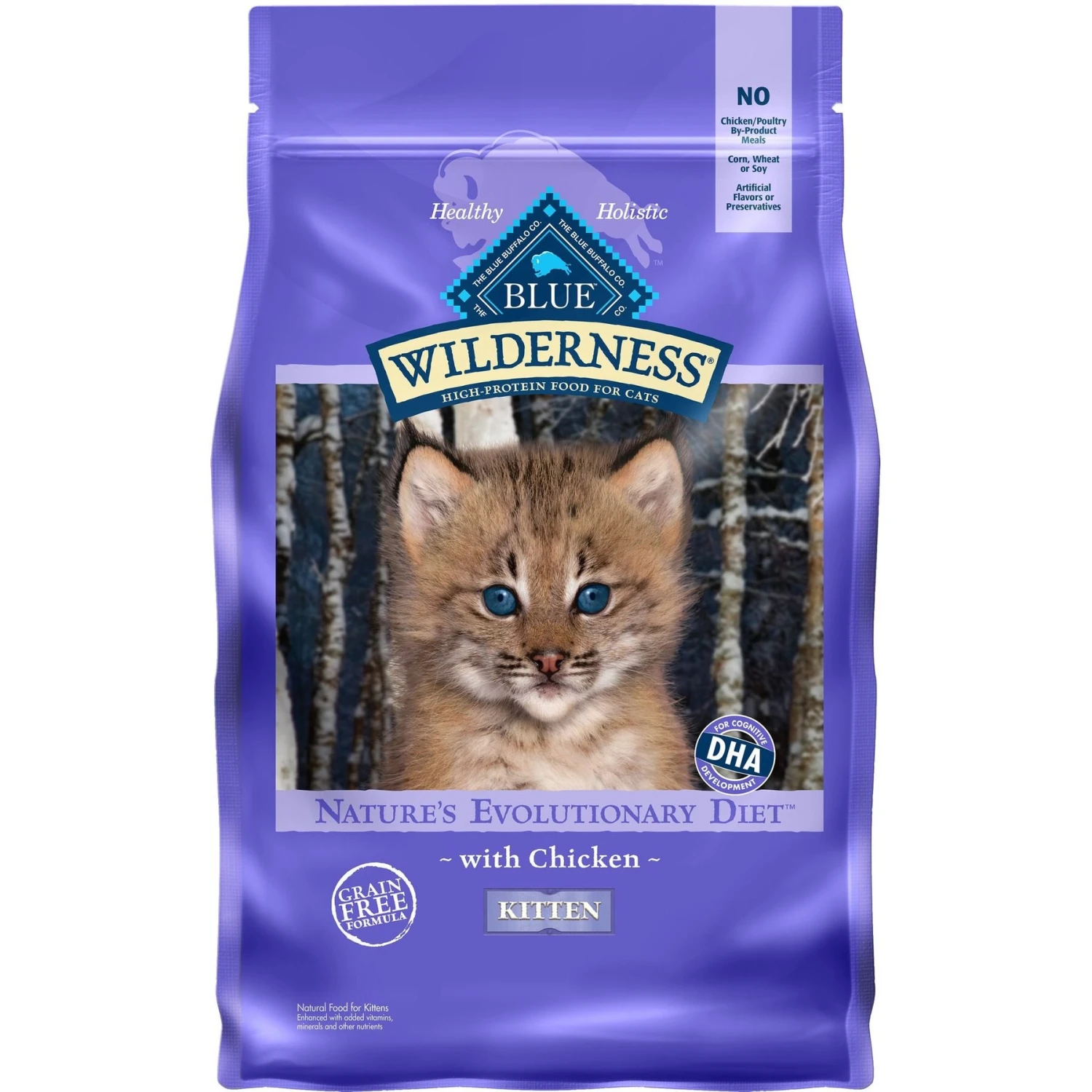 Blue Buffalo Wilderness High Protein Natural Grain-Free Chicken Kitten Dry Cat Food & Fancy Feast Tender Feast Variety Pack Canned Kitten Food 6 Blue Buffalo Wilderness High Protein Natural Grain-Free Chicken Kitten Dry Cat Food & Fancy Feast Tender Feast Variety Pack Canned Kitten Food - Image 6