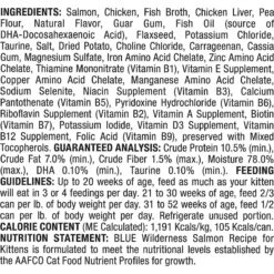 Blue Buffalo Wilderness Kitten Salmon Grain-Free Canned Cat Food & Blue Buffalo Wilderness High Protein Natural Grain-Free Chicken Kitten Dry Cat Food 8 Blue Buffalo Wilderness Kitten Salmon Grain-Free Canned Cat Food & Blue Buffalo Wilderness High Protein Natural Grain-Free Chicken Kitten Dry Cat Food -Blue Buffalo 292762 PT2. AC SS1800 V1619984533