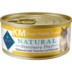 Blue Buffalo Natural Veterinary Diet K+M Kidney + Mobility Support Grain-Free Dry Cat Food & Blue Buffalo Natural Veterinary Diet K+M Kidney + Mobility Support Grain-Free Wet Cat Food -Blue Buffalo 297842 PT3. AC SS1800 V1621288647