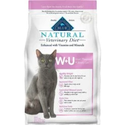 Blue Buffalo Natural Veterinary Diet W+U Weight Management + Urinary Care Grain-Free Wet Cat Food & Blue Buffalo Natural Veterinary Diet W+U Weight Management + Urinary Care Grain-Free Dry Cat Food -Blue Buffalo 297844 PT3. AC SS1800 V1621297038