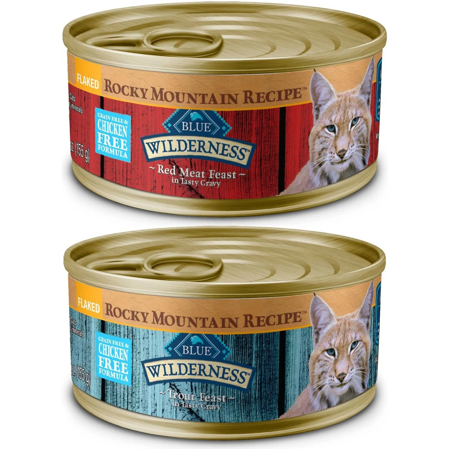 Blue Buffalo Wilderness Rocky Mountain Recipe Flaked Red Meat Feast Adult Grain-Free Canned Cat Food & Blue Buffalo Wilderness Rocky Mountain Recipe Flaked Trout Feast Adult Grain-Free Canned Cat Food 1 Blue Buffalo Wilderness Rocky Mountain Recipe Flaked Red Meat Feast Adult Grain-Free Canned Cat Food & Blue Buffalo Wilderness Rocky Mountain Recipe Flaked Trout Feast Adult Grain-Free Canned Cat Food
