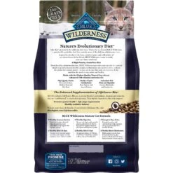 Blue Buffalo Wilderness High Protein Natural Grain-Free Chicken Mature Dry Cat Food & Blue Buffalo Wilderness Chicken Formula Crunchy Grain-Free Cat Treats -Blue Buffalo 338655 PT2. AC SS1800 V1635898559