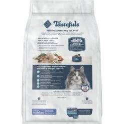 Blue Buffalo Tastefuls Natural Chicken Adult 7+ Dry Cat Food & Blue Buffalo Indoor Hairball & Weight Control Chicken & Brown Rice Recipe Adult Dry Cat Food -Blue Buffalo 338661 PT6. AC SS1800 V1664563314