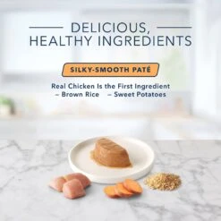 Blue Buffalo Tastefuls Spoonless Singles Chicken Entrée Pate Adult Cat Food, 2.6-oz Cup, Case Of 24 -Blue Buffalo 354411 PT5. AC SS1800 V1642026118