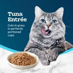 Blue Buffalo Tastefuls Savory Singles Tuna Entrée Cuts In Gravy Adult Cat Food, 2.6-oz Cup, Case Of 24 -Blue Buffalo 354427 PT3. AC SS1800 V1642015285