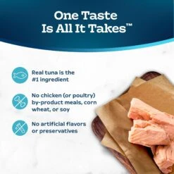 Blue Buffalo Tastefuls Savory Singles Tuna Entrée Cuts In Gravy Adult Cat Food, 2.6-oz Cup, Case Of 24 -Blue Buffalo 354427 PT5. AC SS1800 V1642026474