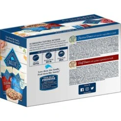 Blue Buffalo Delectables Chicken & Beef Dinner Variety Pack Grain-Free Wet Dog Food Topper, 3-oz Pouches, Case Of 12 & Blue Buffalo Freedom Adult Chicken Recipe Grain-Free Dry Dog Food -Blue Buffalo 356862 PT2. AC SS1800 V1640906227