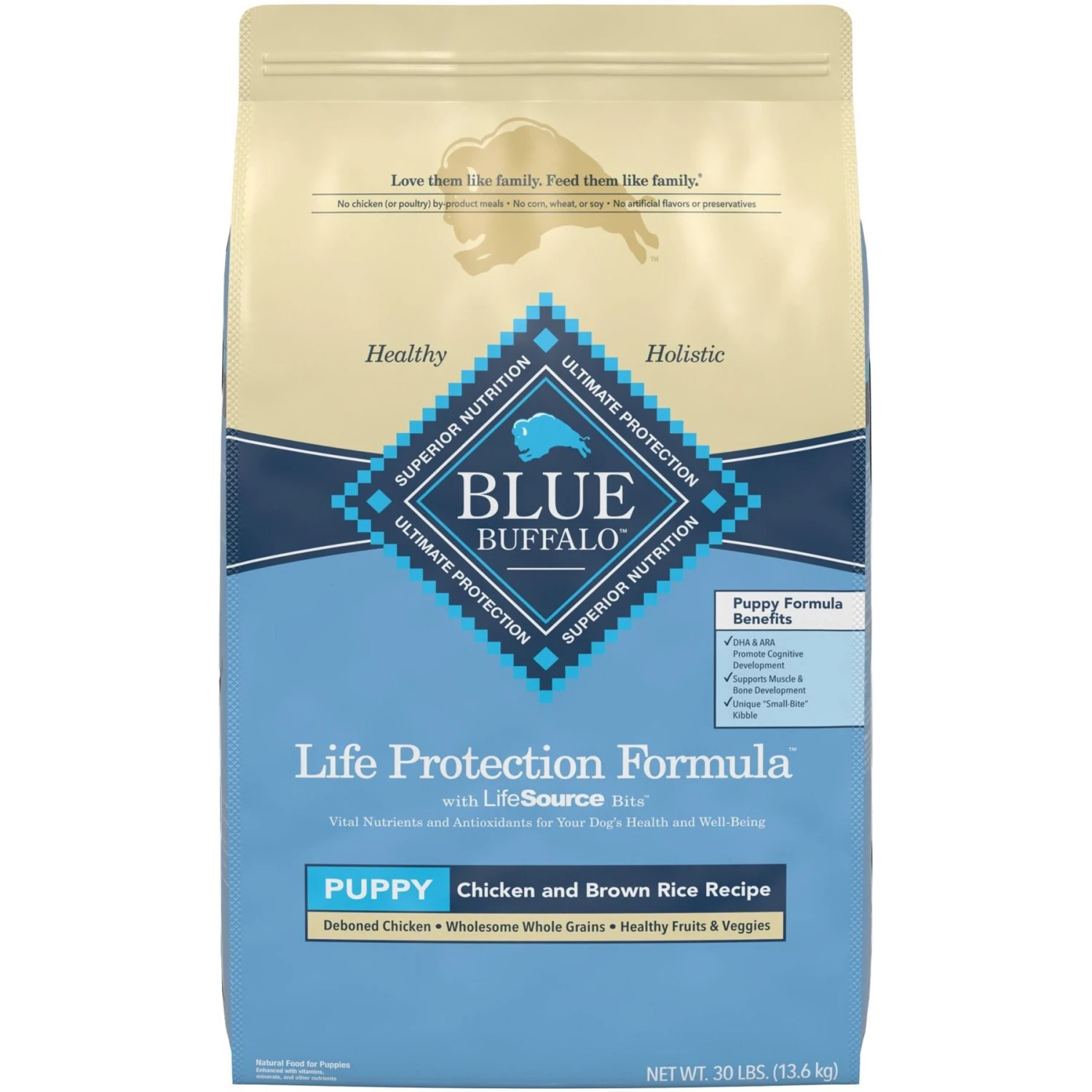 Blue Buffalo Homestyle Recipe Puppy Chicken Dinner With Garden Vegetables Canned Dog Food & Blue Buffalo Life Protection Formula Puppy Chicken & Brown Rice Recipe Dry Dog Food 2 Blue Buffalo Homestyle Recipe Puppy Chicken Dinner With Garden Vegetables Canned Dog Food & Blue Buffalo Life Protection Formula Puppy Chicken & Brown Rice Recipe Dry Dog Food - Image 2