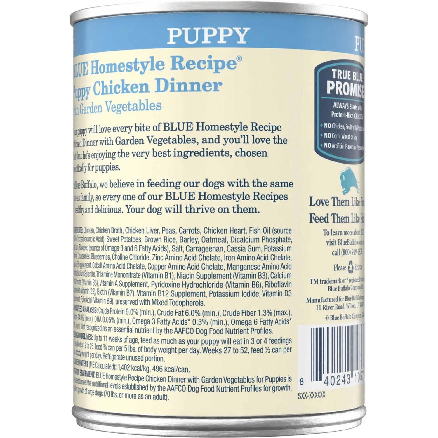 Blue Buffalo Homestyle Recipe Puppy Chicken Dinner With Garden Vegetables Canned Dog Food & Blue Buffalo Life Protection Formula Puppy Chicken & Brown Rice Recipe Dry Dog Food 8 Blue Buffalo Homestyle Recipe Puppy Chicken Dinner With Garden Vegetables Canned Dog Food & Blue Buffalo Life Protection Formula Puppy Chicken & Brown Rice Recipe Dry Dog Food - Image 8