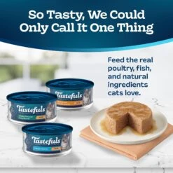 Blue Buffalo Tastefuls Chicken & Pate Cat Food, 5.5-oz Can, 24 Count -Blue Buffalo 357151 PT3. AC SS1800 V1641337042