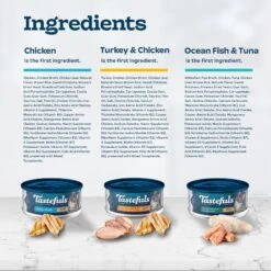Blue Buffalo Tastefuls Chicken & Pate Cat Food, 5.5-oz Can, 24 Count -Blue Buffalo 357151 PT4. AC SS1800 V1641336730