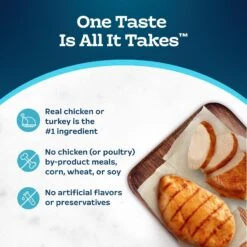 Blue Buffalo Tastefuls Savory Singles Chicken & Turkey Entrée Cat Food, 2.6-oz Cup, 24 Count 13 Blue Buffalo Tastefuls Savory Singles Chicken & Turkey Entrée Cat Food, 2.6-oz Cup, 24 Count -Blue Buffalo 357153 PT6. AC SS1800 V1641335206