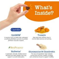 Zesty Paws Advanced Mobility Bites Chicken Flavored Soft Chews Glucosamine Hip & Joint Supplement For Senior Dogs & Blue Buffalo Life Protection Formula Senior Chicken & Brown Rice Recipe Dry Dog Food -Blue Buffalo 365440 PT7. AC SS1800 V1703799122