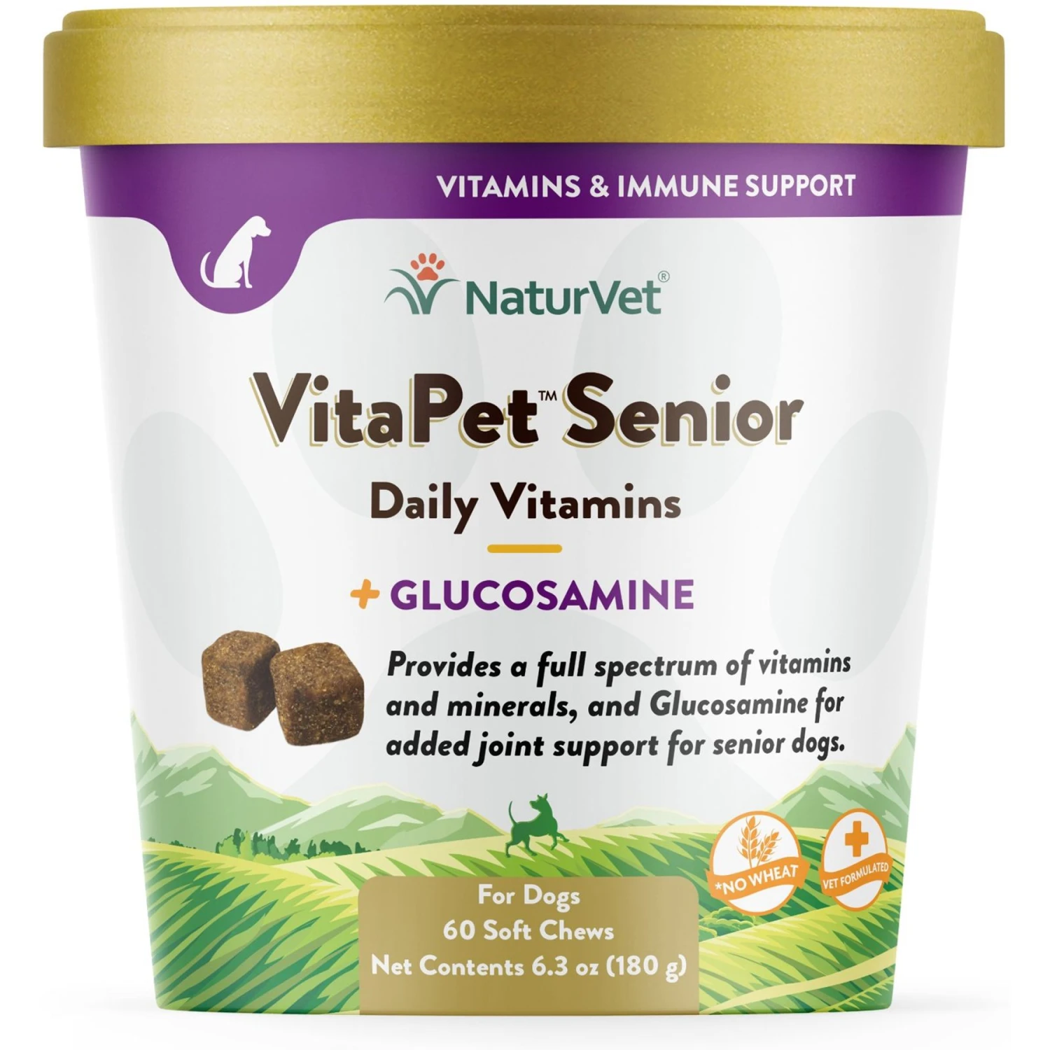 NaturVet VitaPet Senior Daily Vitamins Plus Glucosamine Dog Supplement & Blue Buffalo Life Protection Formula Senior Chicken & Brown Rice Recipe Dry Dog Food 6 NaturVet VitaPet Senior Daily Vitamins Plus Glucosamine Dog Supplement & Blue Buffalo Life Protection Formula Senior Chicken & Brown Rice Recipe Dry Dog Food - Image 6